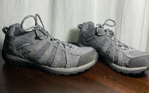 Columbia women’s Gray Athletic Trail Shoes tech lite thumbnail 1