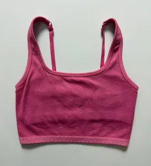 Aerie Bralette With Shelf Bra, Pink, Size S thumbnail 1