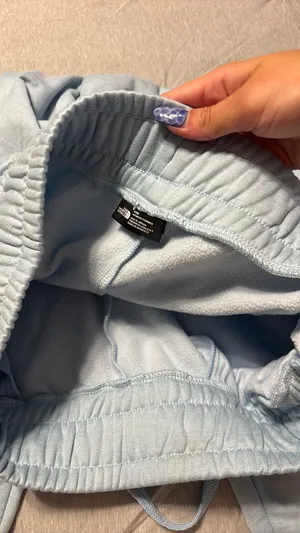 North Face light blue sweatpants thumbnail 3