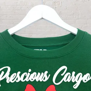 Star Wars Grogu Cropped Sweatshirt Women's M Green Baby Yoda The Mandalorian thumbnail 6