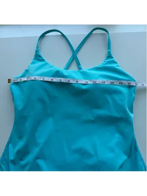 Halara Turquoise Blue 2-in-1 Active Tennis Dress Built-In Shorts Size M thumbnail 8