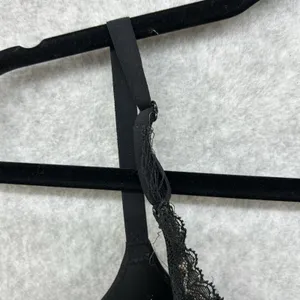 Victorias Secret Bra 36C Padded Demi Underwire Black/Nude Lace Glamour Sexy thumbnail 5