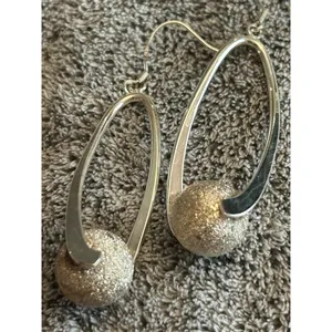 Earrings 925 sterling silver beautiful unique thumbnail 2