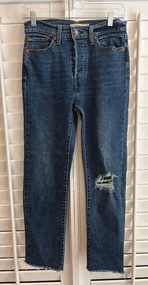 Levi's Wedgie‎ Straight Jeans Size 27 thumbnail 1
