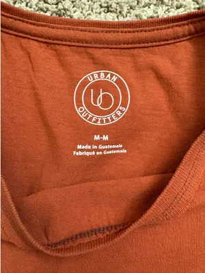 New Burnt Orange Urban Outfitters Tank Top thumbnail 3