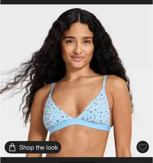 Wild Fable Ribbed Bralette thumbnail 1