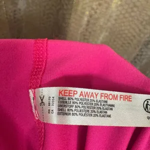 Free People Movement Neon Hot Pink Slit Flare Ankle Legging Small NWOT thumbnail 4