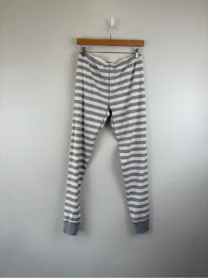 Hanna Andersson Adult Long John Pajama Pants Stripes Size Medium 83560 thumbnail 2