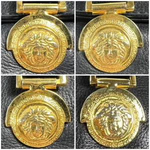 Gianni Mini Leather Medusa Medallion Shoulder Bag thumbnail 3