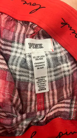 Pink Red Plaid Boxy Pajama Shorts thumbnail 6