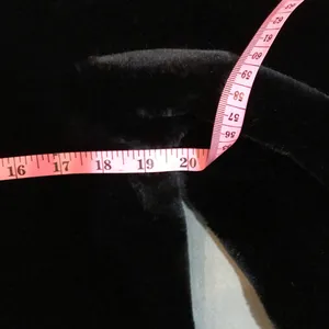 Vintage ILGWU Sasson faux fur black coat Size 10 glam fancy dressy, made in USA thumbnail 8