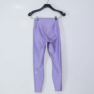 Alo Yoga Women's High Rise Full Length Athletic Work Out Leggings Purple XS thumbnail 3