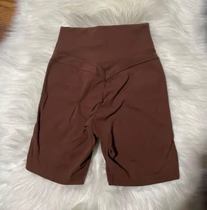 Gymshark x Whitney Simmons V3 Dandelion Brown Biker Shorts thumbnail 5