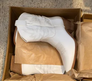 Cowboy Boot Heels White Size 8.5 thumbnail 1