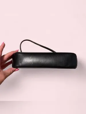 Vintage Coach Black Leather Shoulder Bag thumbnail 3
