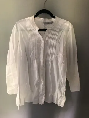 Samantha Style Shop White Top Size L thumbnail 1