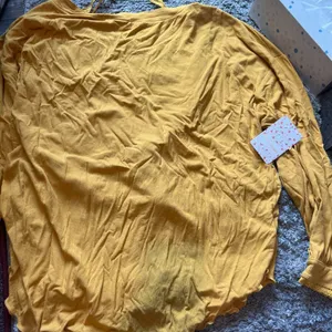 NWT Free People shimmy shake untamed gold top size small thumbnail 8