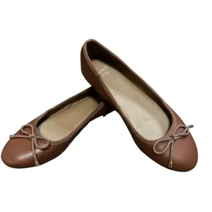 Crown & Ivy Brown Ballet Flats with Bow thumbnail 4