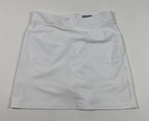 Peter Millar Skirt Womens 8 White Golf Wicking Stretch Pockets Zip Back Athletic thumbnail 1