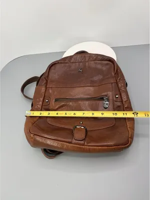 Ashwood backpack Purse Top Handle Zip Buckle Silver Hardware Pockets thumbnail 2