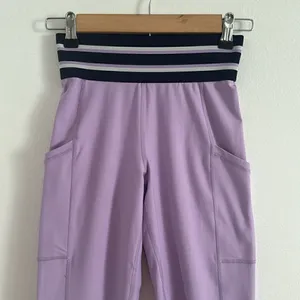 Aerie Purple Lilac striped waistband EUC thumbnail 2