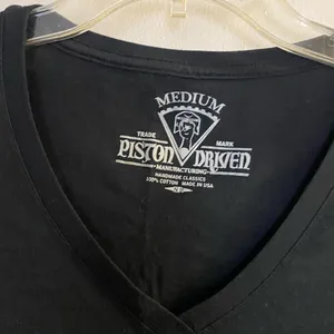 Piston Driven Women’s Black V Neck T Shirt M Fine I’ll Do It Myself Graphic thumbnail 3