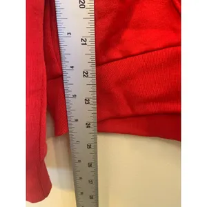 VS Y2K Cozy Aesthetic Pink Zip Up Hoodie Womens Large Red NWT Gold Logo Fleece thumbnail 8
