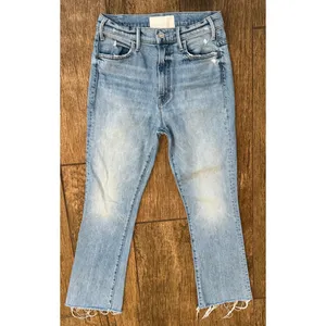 Mother Denim The Hustler Ankle Fray On The Ropes Jeans Size 27 thumbnail 4