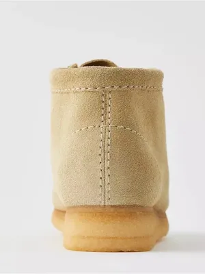 Clarks Women's Suede Ankle Boot in Light Beige Size 7.5 thumbnail 3