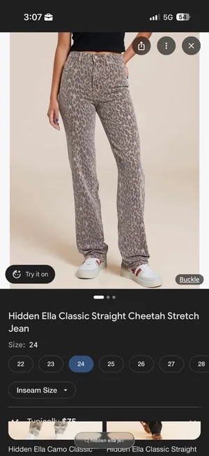 Hidden Jeans Cheetah Print  thumbnail 4