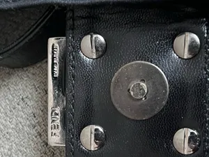 Fendi Vintage mamma baguette neoprene black shoulder bag thumbnail 10