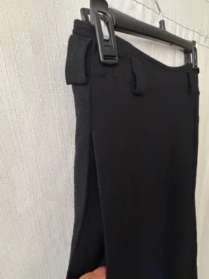 Calvin Klein women’s Size 4 Black Wool A-Line Skirt Side Buttons/Pocket(A582) thumbnail 15