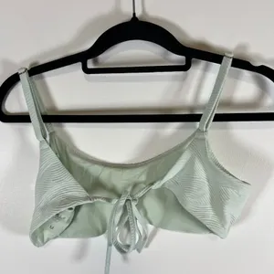 Calia Mint Green Textured Wave Bikini Set Top M Bottom S Swimsuit 2‎ Piece thumbnail 3