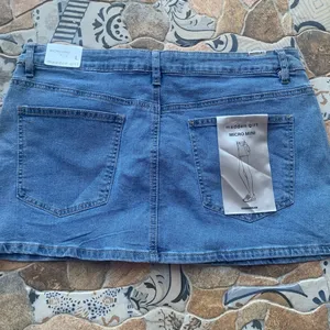 Madden Girl Blue Denim Skirt thumbnail 2