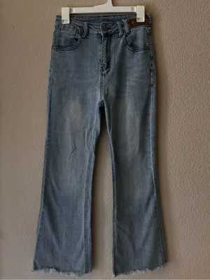 Armani Jeans Light Blue Wide-Leg Flare Jeans thumbnail 2