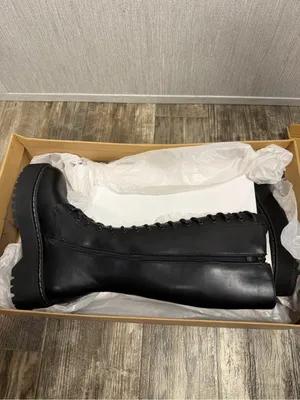Steve Madden Black Lace-Up Knee-High Platform Boots Size 36=US 5.5-6 thumbnail 14