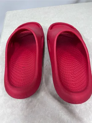 Crocs Recovery Slides Red unisex women’s 6 sandals thumbnail 6