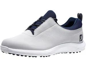 Women's FJ Leisure Spikeless Golf Shoes Gray/Blue thumbnail 2