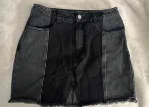 Denim Skirt Black Size M thumbnail 1