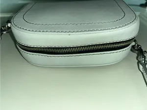 Marc Jacobs Storm Grey Leather Mini Crossbody Bag thumbnail 8