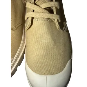 Palladium Pallatrooper Zip TX Safari Tan Canvas Platform Boots Women 8 thumbnail 6