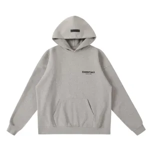 Fear Of God Essentials Dark Oatmeal Pullover Hoodie Size Xl thumbnail 1
