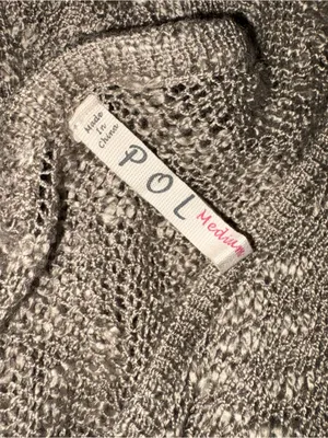 POL Lightweight Open Knit Sweater Medium thumbnail 5