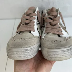 Shu Shop Women's 7 Sneaker Paulina In Natural Snake Print Distressed Suede Upper thumbnail 10