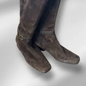VanEli Brown Suede Tall Boots‎ Size 7.5 thumbnail 3