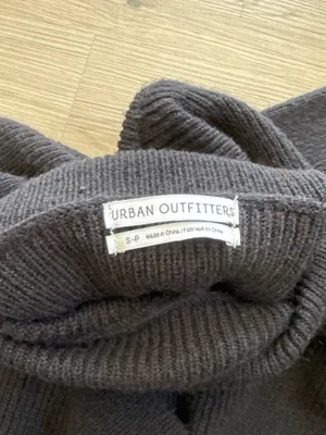 Urban Outfitters Black Ribbed Turtleneck Sweater thumbnail 3