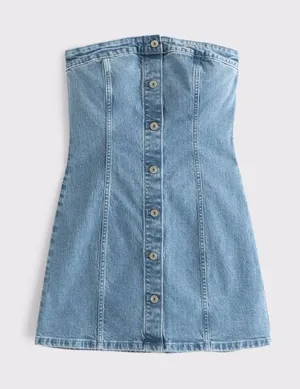 Mini dress denim Blue Size XXS thumbnail 1