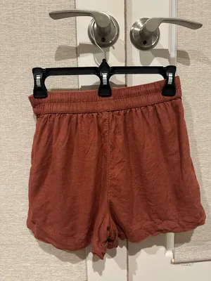 Abercrombie Cream Linen Shorts thumbnail 2