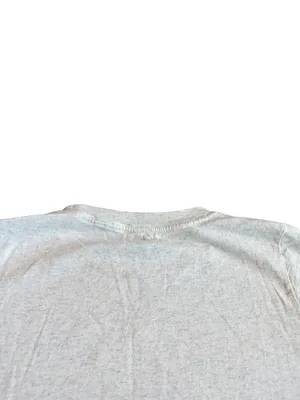 John Galt Paradise Cove Malibu Heather Cream Palm Tee Shirt Fit One Size Women's thumbnail 10