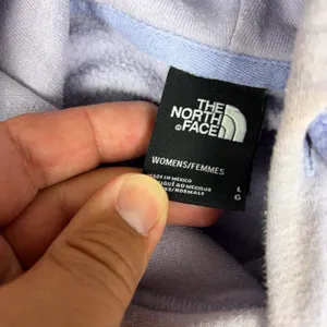 The North Face Hoodie Womens Large Purple Pullover Logo Kangaroo Pocket Fleece thumbnail 11